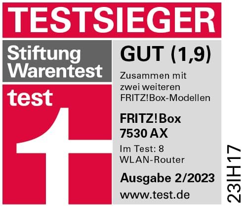 FRITZ! Box 7530 AX – WLAN Router mit Wi-Fi 6, VDSL Supervectoring & Mesh – Bild 4
