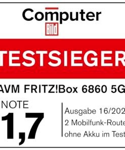 FRITZ! Box 6860 5G Router – WiFi 6 bis zu 3000 MBit/s, PoE+, DECT-Basis – Bild 3