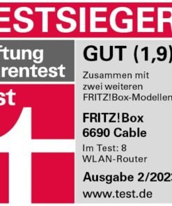 FRITZ! Box 6690 Cable – DOCSIS 3.1 Kabelrouter mit Wi-Fi 6 & 2.5G LAN – Bild 3