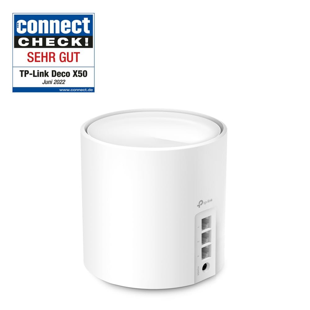 TP-Link Deco X50 AX3000 Mesh WiFi 6 System (3er-Packung) – Dual-Band, Gigabit-Ports, WPA3-Schutz - Image 7