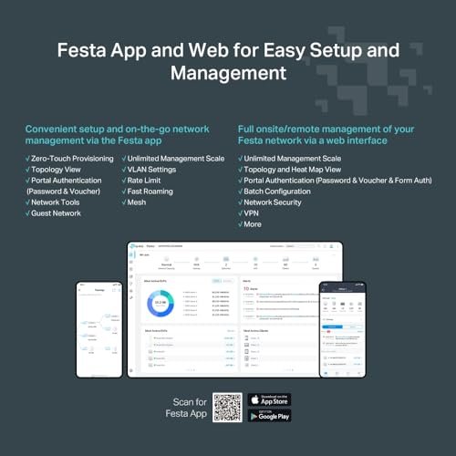 TP-Link Festa F65 Outdoor WiFi 6 Access Point AX3000 – Cloud-Management, PoE, IP67 Wetterfest - Image 5