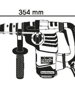 Bosch Professional perforateur GBH 3-28 DFR (avec chiffon, mandrin automatique 13 mm, mandrin interchangeable SDS plus, poignée auxiliaire, tube de graisse, coffret) - Image 7