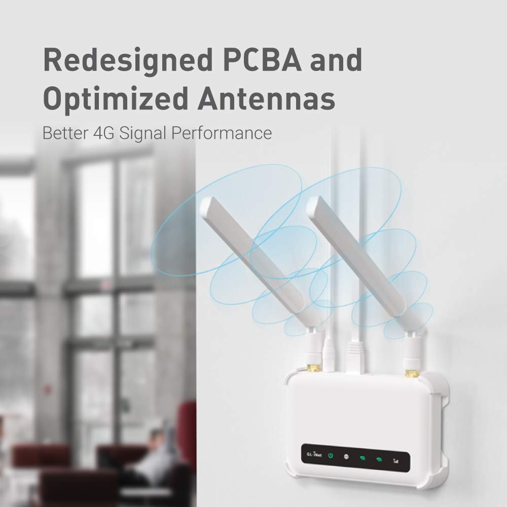 GL.iNet GL-X750 (Spitz) V2 4G LTE Gigabit Router – Dual-Band AC750, OpenWrt, VPN, IoT-Gateway – Bild 7