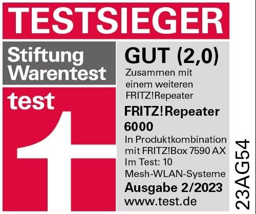 FRITZ!Repeater 6000 – Wi-Fi 6 Tri-Band Repeater mit 2.5G LAN - Image 4