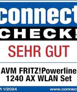 FRITZ!Powerline 1240 AX Set – Gigabit-Powerline mit Wi-Fi 6 Access Point - Image 3