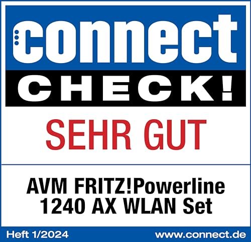 FRITZ!Powerline 1240 AX Set – Gigabit-Powerline mit Wi-Fi 6 Access Point - Image 3