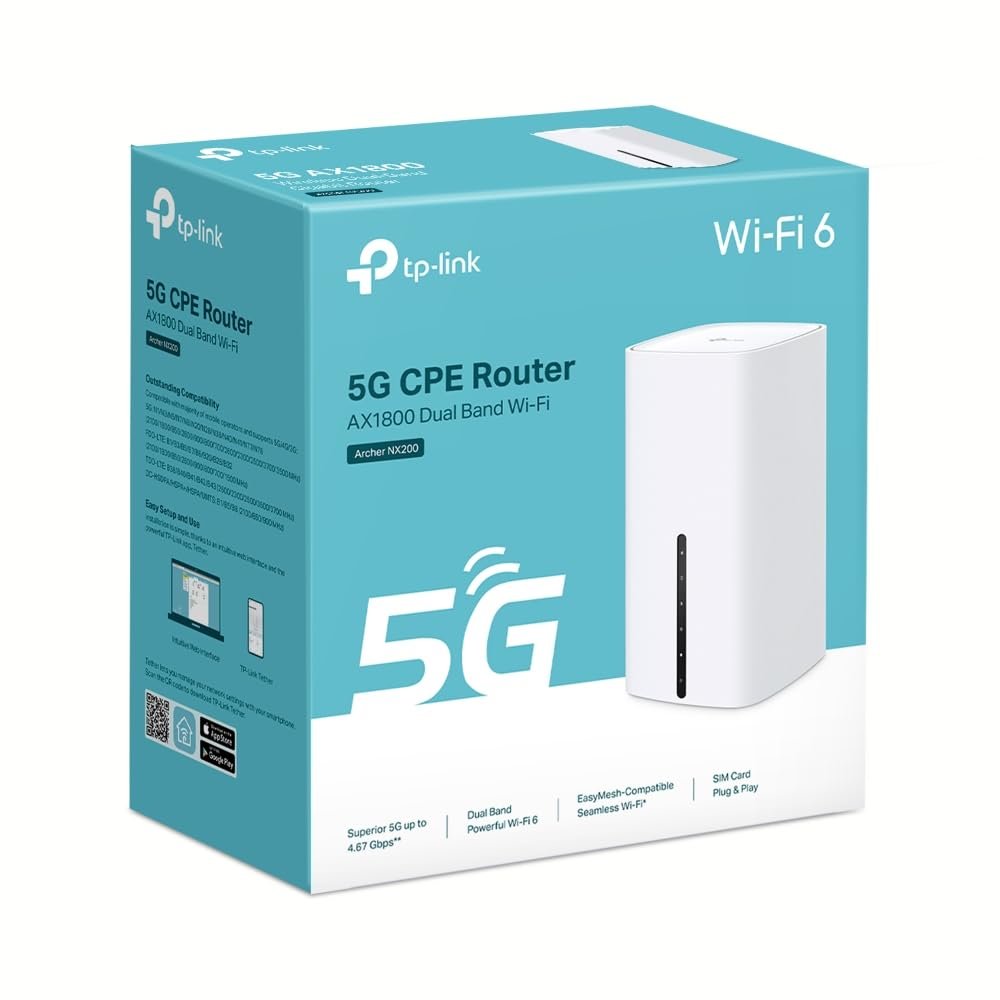 TP-Link Archer NX200 – LTE Wi-Fi 6 Router AX1800 mit SIM-Slot & Gigabit-Ports - Image 2