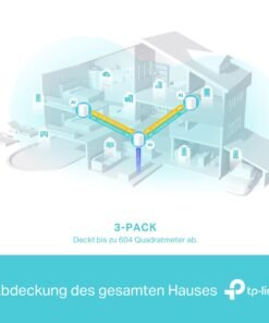 TP-Link Deco X50 AX3000 Mesh WiFi 6 System (3er-Packung) – Dual-Band, Gigabit-Ports, WPA3-Schutz - Image 4