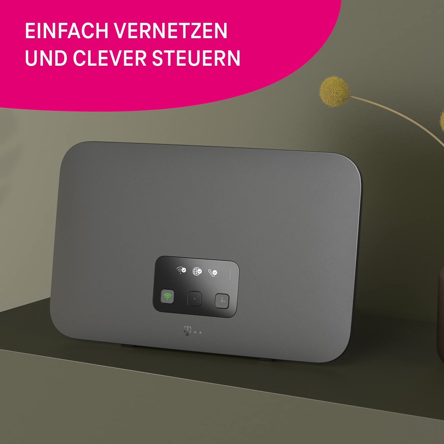 Telekom Speedport Smart 4 – Wi-Fi 6 Mesh Router mit SmartHome & DECT-Basis – Bild 2