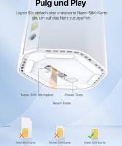Tenda 5G01 – 5G Wi-Fi 6 Router für Nano-SIM mit Gigabit-Port & Mesh+ – Bild 10