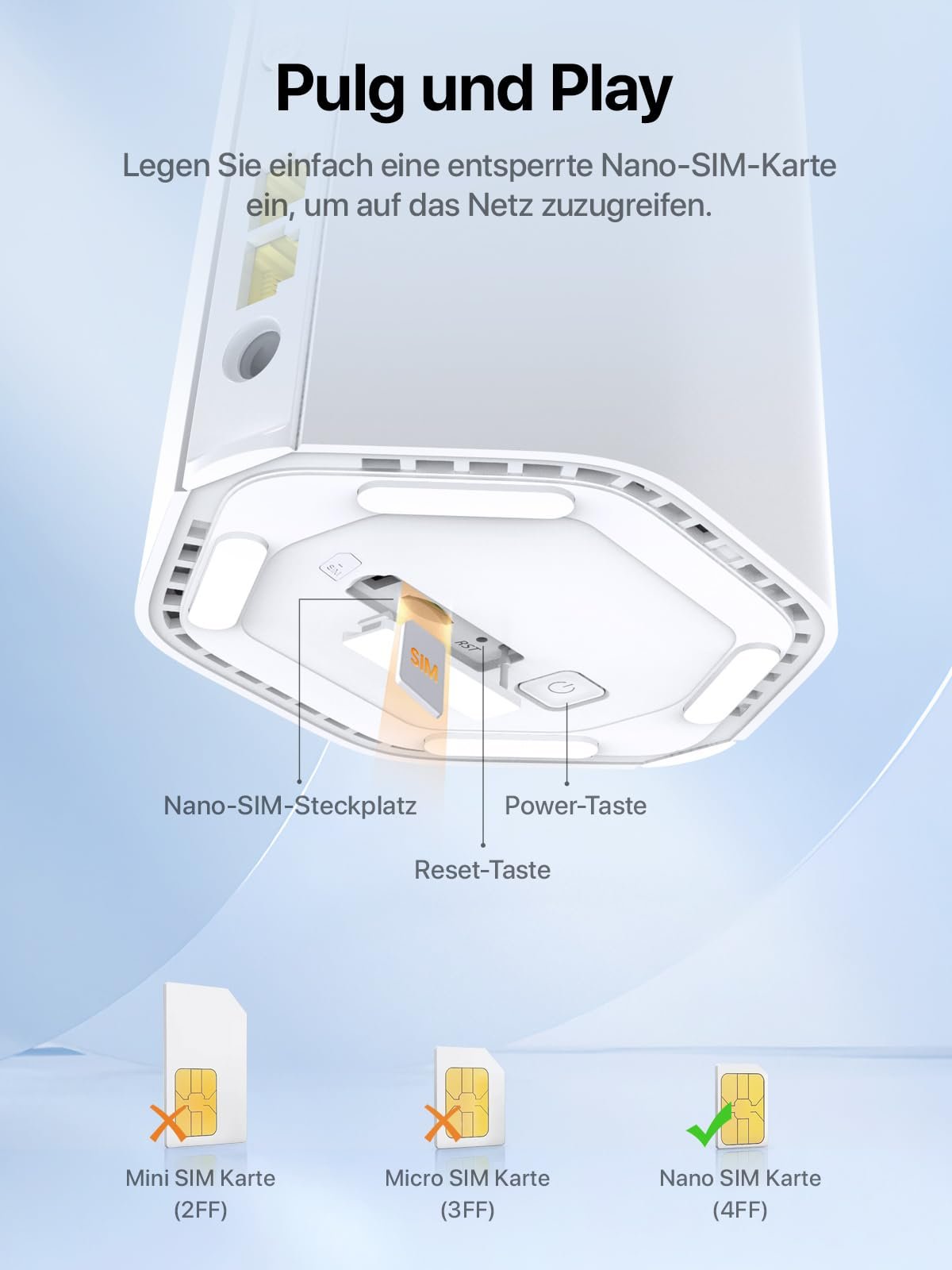 Tenda 5G01 – 5G Wi-Fi 6 Router für Nano-SIM mit Gigabit-Port & Mesh+ – Bild 10