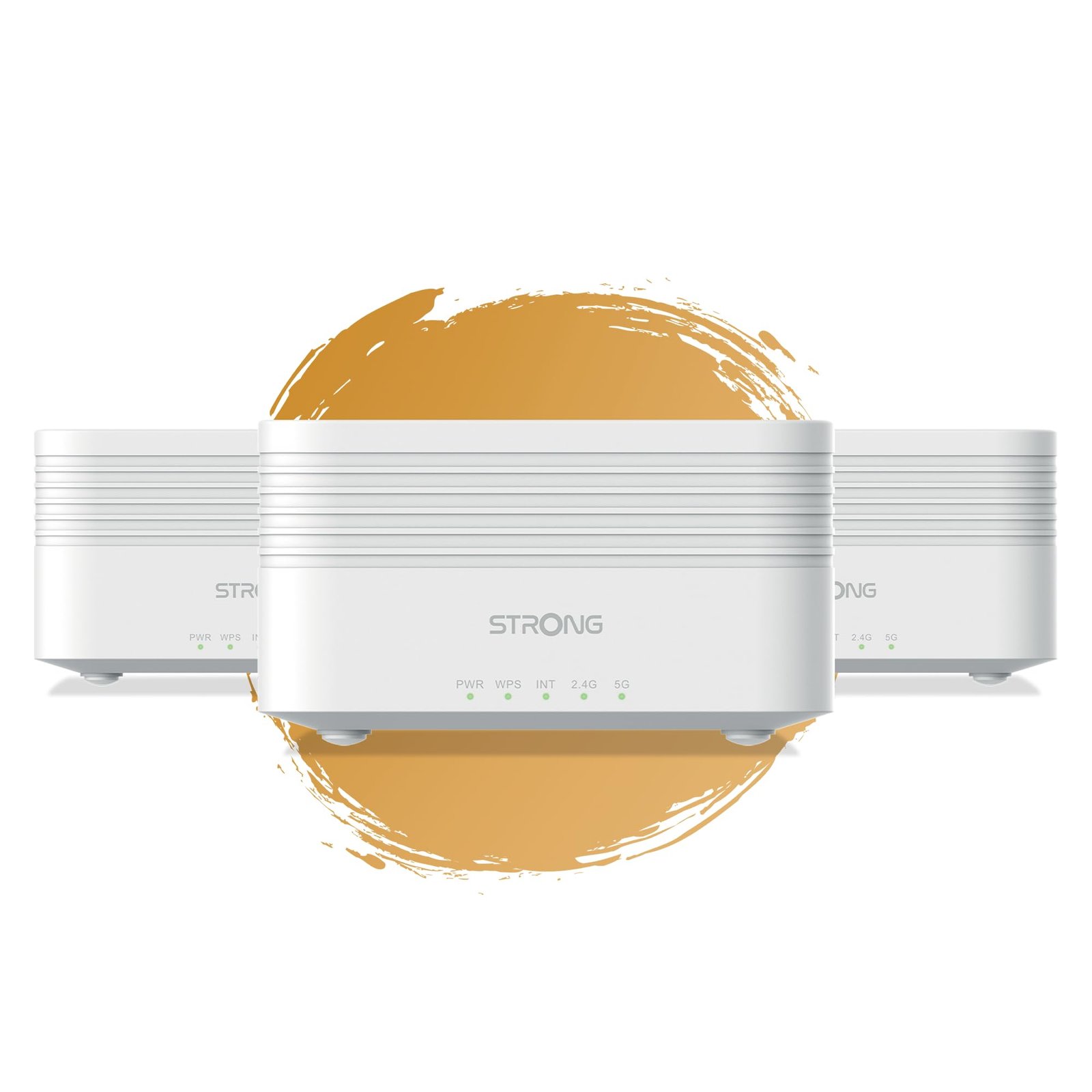 STRONG Atria Mesh AX3000 WiFi 6 Add-On Kit (3er-Packung) – Dual-Band Abdeckung, Gigabit-Ports, Weiß - Image 6