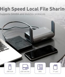 Alternative view of GL.iNet AXT1800 (Slate AX) – Mobiler Wi-Fi 6 Reise-Router mit VPN & Gigabit-Ports