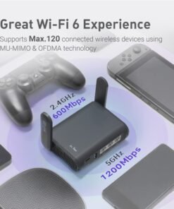 GL.iNet AXT1800 (Slate AX) – Mobiler Wi-Fi 6 Reise-Router mit VPN & Gigabit-Ports - Image 5