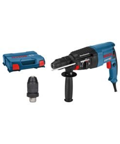 Bosch PRO Bohrhammer GBH 2-26 F (Leistung 830 Watt, Wechselfutter SDS-plus, inkl. Zusatzhandgriff, Tiefenanschlag, Maschinentuch, Schnellwechselbohrfutter, Handwerkoffer)