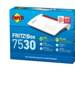 AVM FRITZ! Box 7530 WLAN AC+N Router – VDSL Supervectoring, Mesh, DECT-Basis, Mediaserver - Image 4