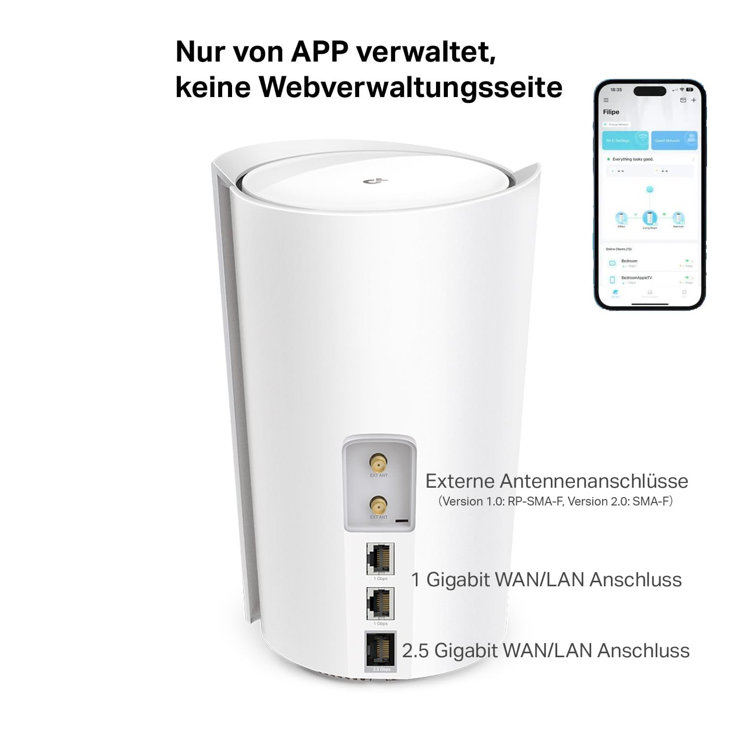 TP-Link Deco X50-5G – Wi-Fi 6 AX3000 5G Router mit SIM-Slot & Mesh-Unterstützung - Image 9