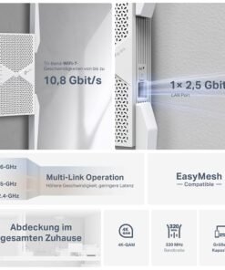 TP-Link RE655BE Tri-Band WiFi 7 Repeater – BE9300, EasyMesh, 2.5G LAN, WPA3 - Image 9