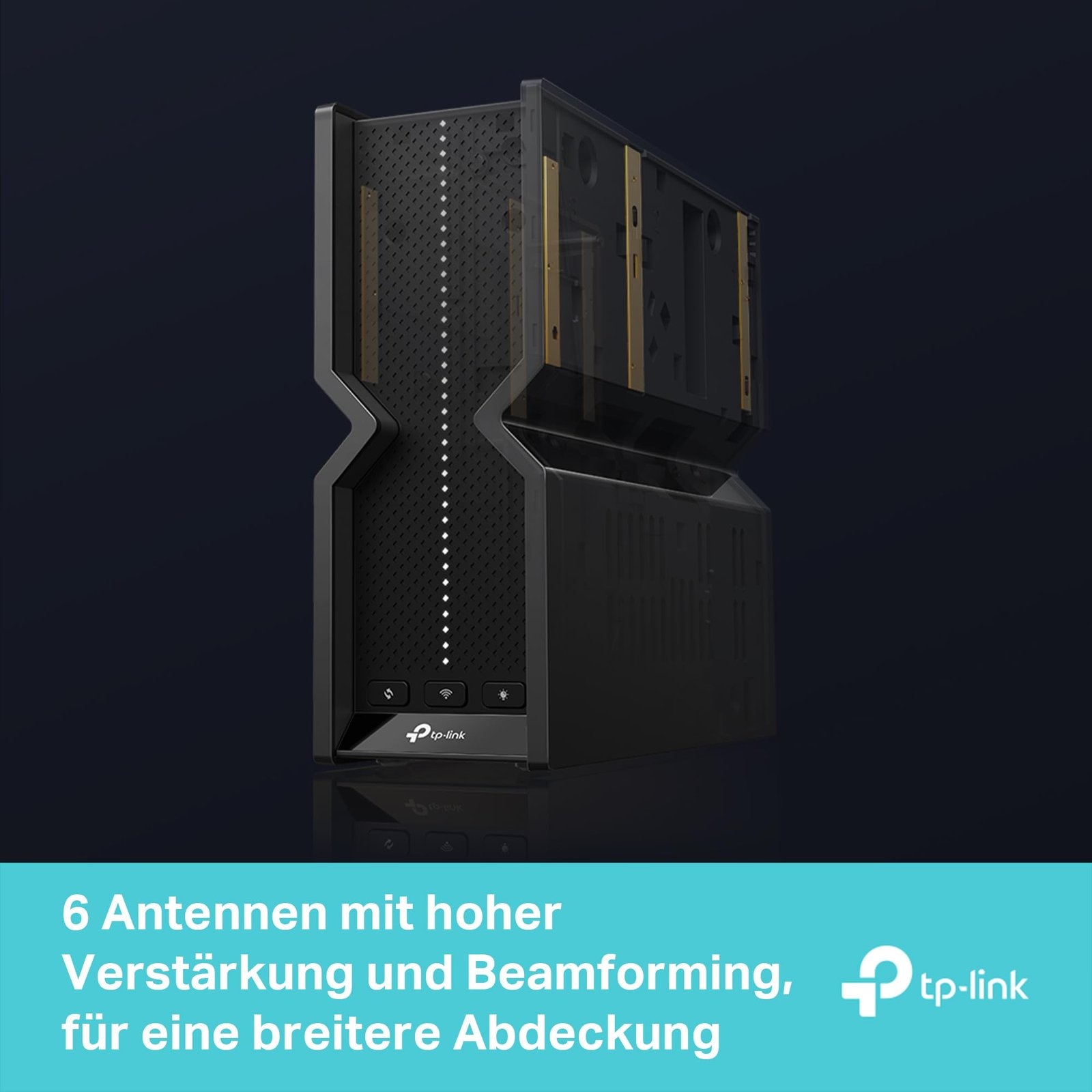 TP-Link Archer BE550 – Wi-Fi 7 BE9300 Tri-Band Router mit 2.5G Ports & VPN - Image 4