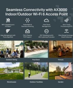 TP-Link Festa F65 Outdoor WiFi 6 Access Point AX3000 – Cloud-Management, PoE, IP67 Wetterfest - Image 10