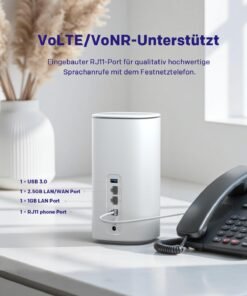 STRONG 5G WLAN Router – Wi-Fi 6 AX3000 Mobiler Hotspot mit Dual-LAN – Bild 6
