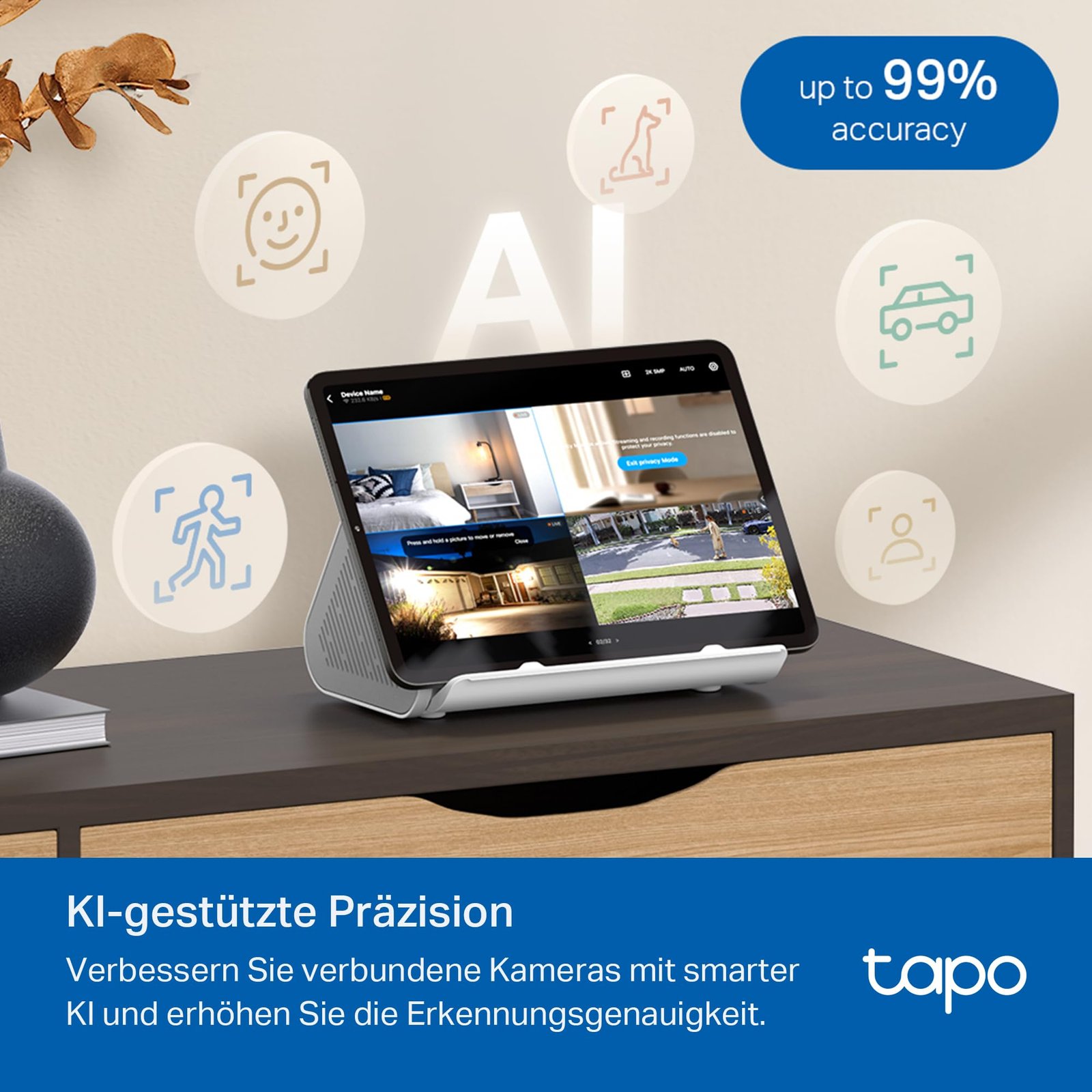 TP-Link Tapo H500 HomeBase – Smart Hub mit 16GB Speicher, erweiterbar auf 16TB - Image 11