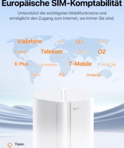 Tenda 5G01 – 5G Wi-Fi 6 Router für Nano-SIM mit Gigabit-Port & Mesh+ – Bild 5