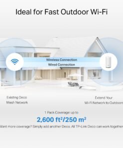 TP-Link Deco BE25 Outdoor WiFi 7 Router – Dual-Band, 2× 2.5G Ports, PoE/AC-Stromversorgung - Image 4