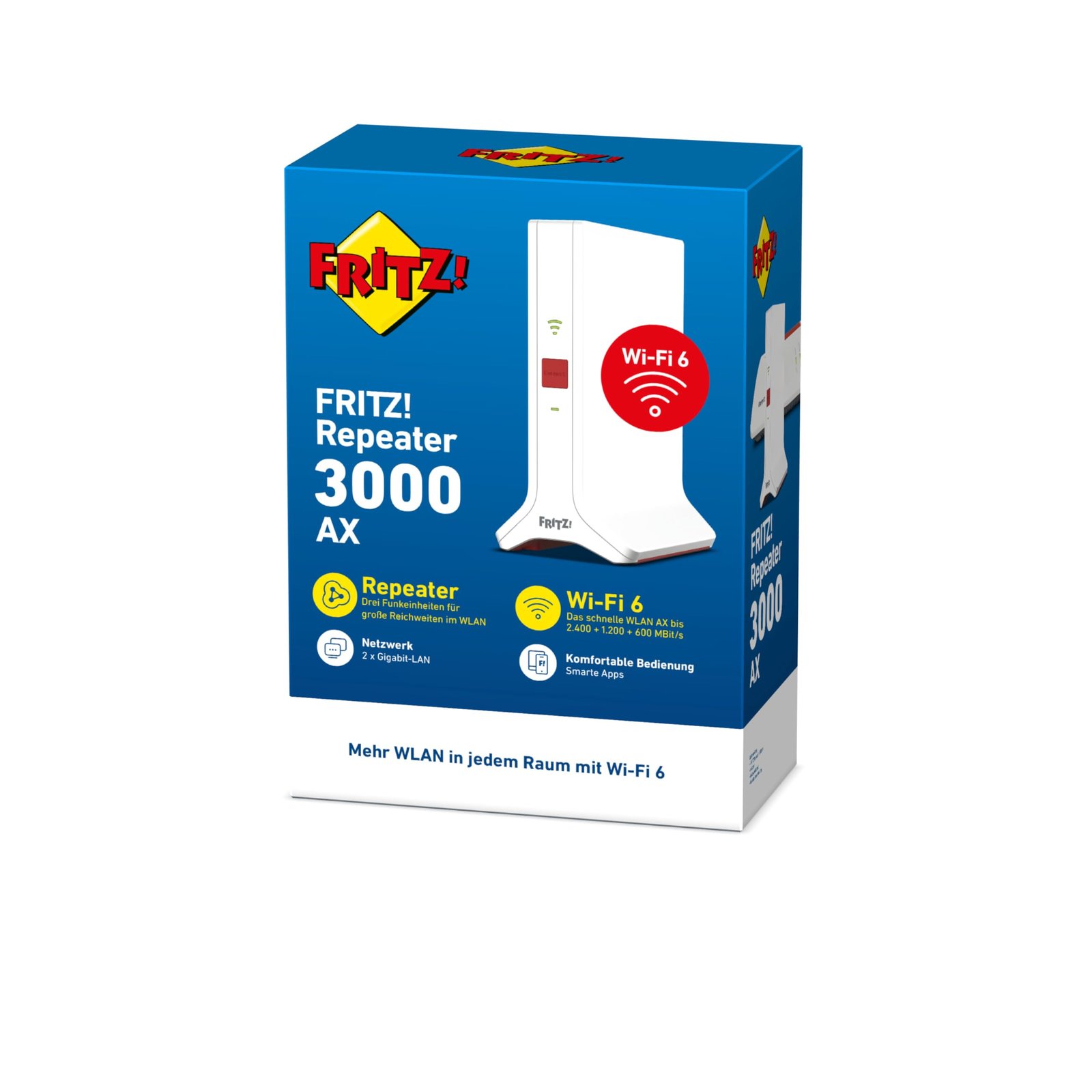FRITZ!Repeater 3000 AX – WiFi 6 Tri-Band Repeater, bis zu 4200 MBit/s - Image 5