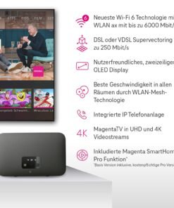 Telekom Speedport Smart 4 – Wi-Fi 6 Mesh Router mit SmartHome & DECT-Basis – Bild 6