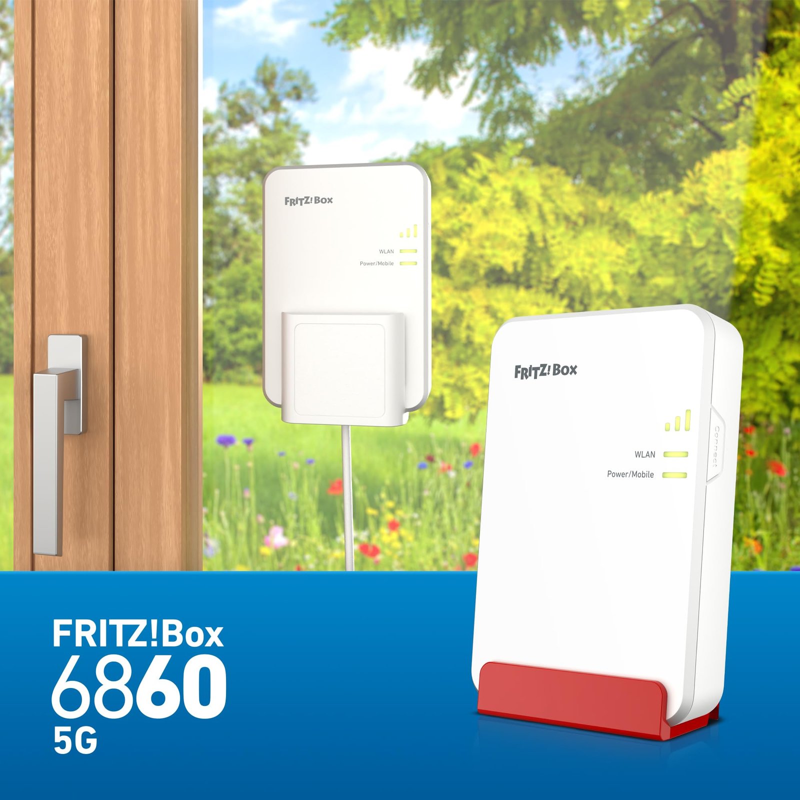 FRITZ! Box 6860 5G Router – WiFi 6 bis zu 3000 MBit/s, PoE+, DECT-Basis – Bild 4