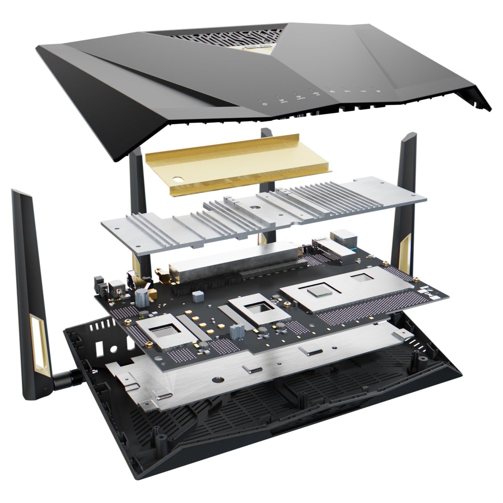 ASUS RT-BE88U Dual-Band WiFi 7 Router – AiMesh, 10G & 2.5G Ports, VPN-Unterstützung - Image 2
