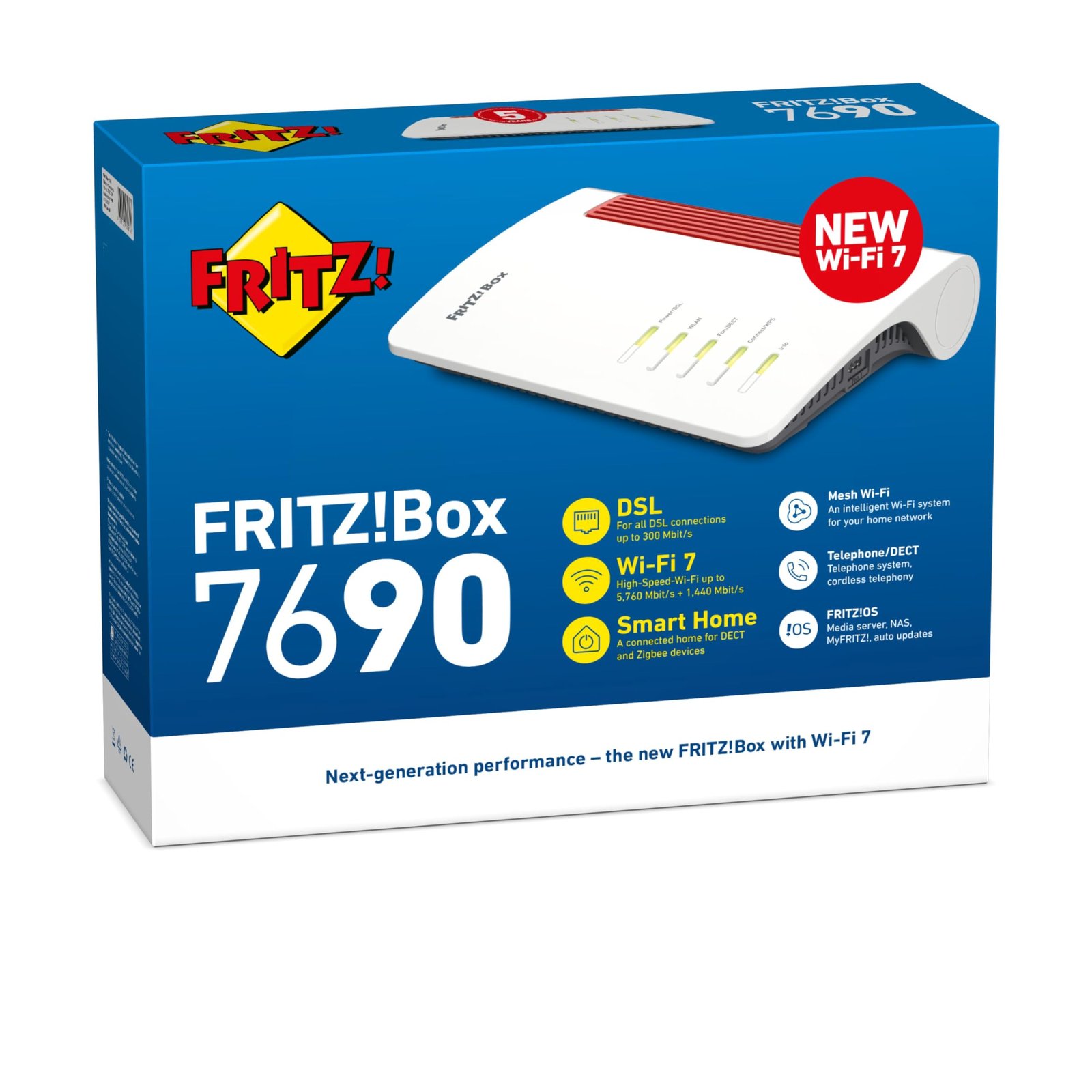 FRITZ! Box 7690 International – Wi-Fi 7 DSL Router mit Mesh & DECT-Basis – Bild 7