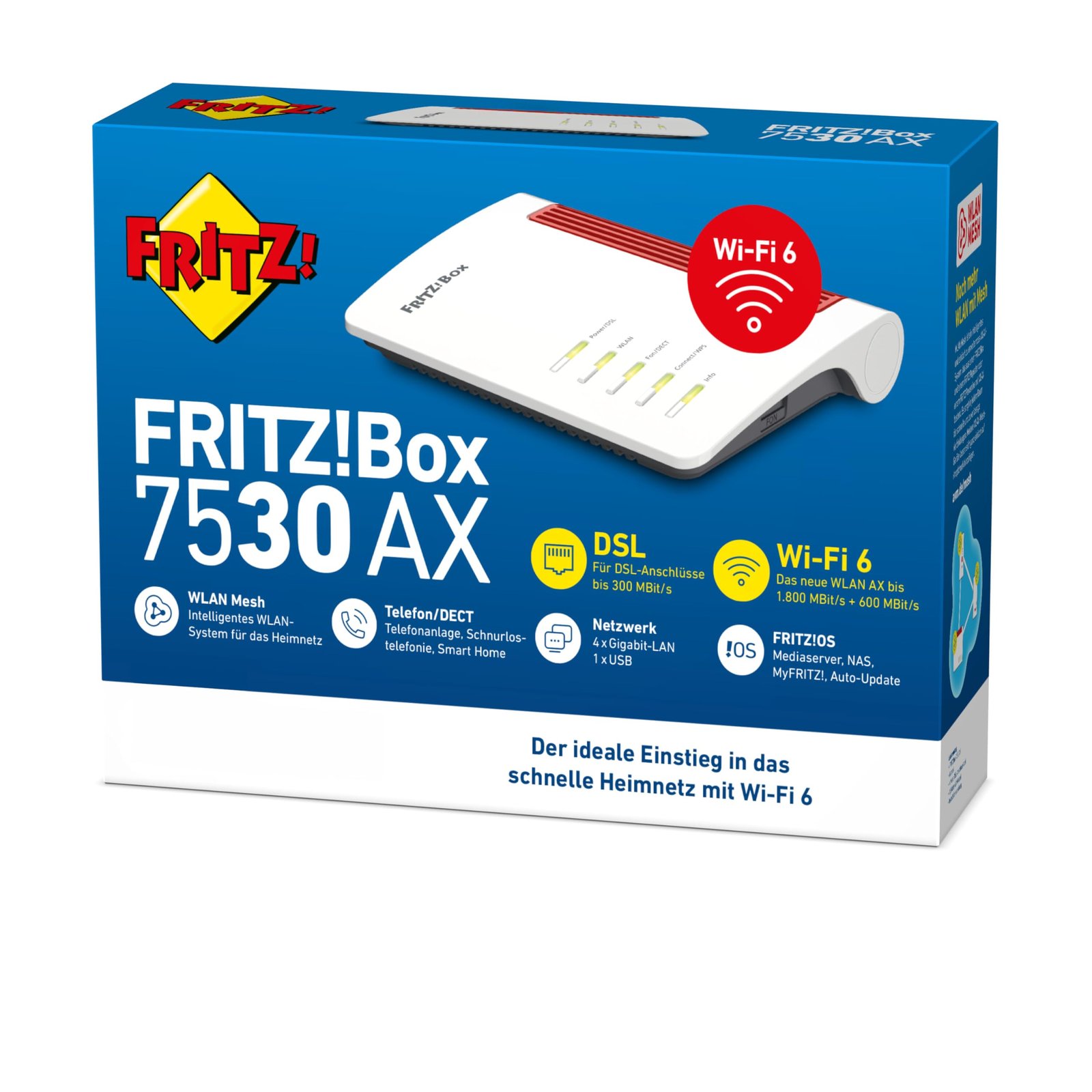FRITZ! Box 7530 AX – WLAN Router mit Wi-Fi 6, VDSL Supervectoring & Mesh – Bild 6