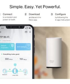 TP-Link Deco BE25 Outdoor WiFi 7 Router – Dual-Band, 2× 2.5G Ports, PoE/AC-Stromversorgung - Image 3