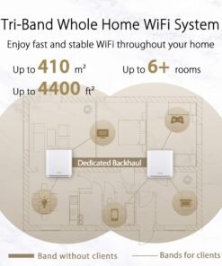 ASUS ZenWiFi XT8 AX6600 WiFi 6 Mesh System – 2er-Set, AiMesh, 2.5G WAN & AiProtection – Bild 6