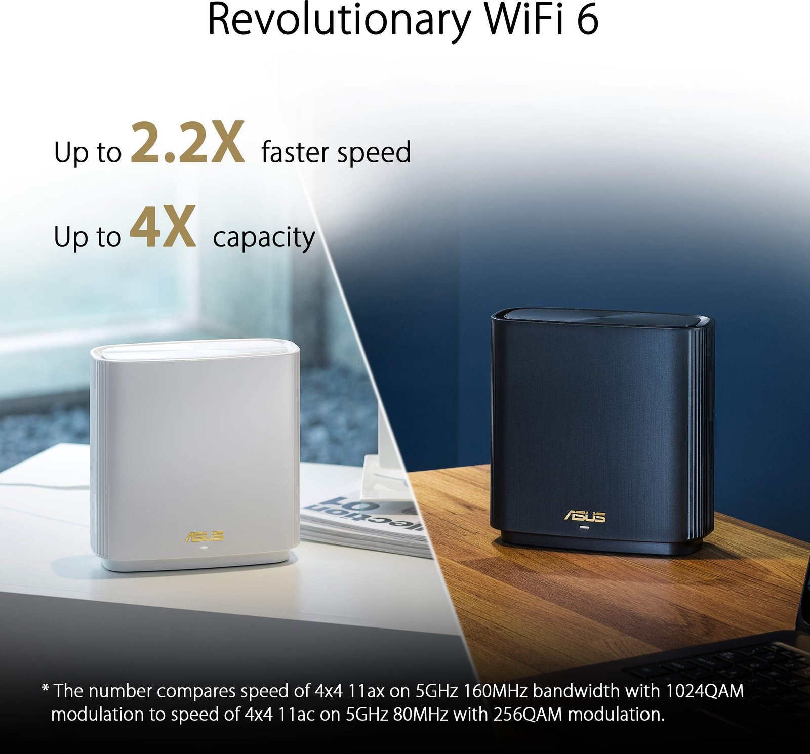 ASUS ZenWiFi XT8 AX6600 WiFi 6 Mesh System – 2er-Set, AiMesh, 2.5G WAN & AiProtection – Bild 7