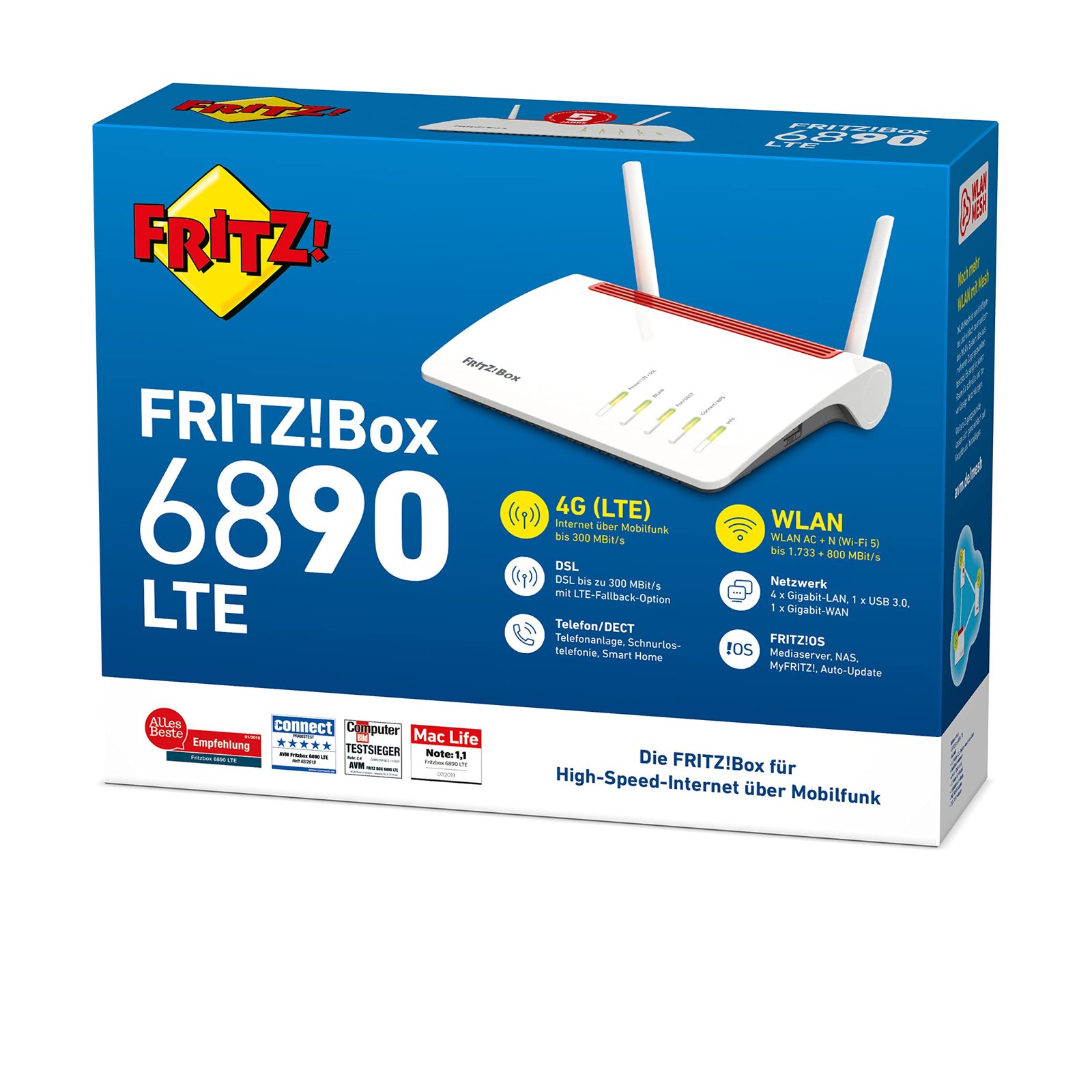 FRITZ! Box 6890 – LTE/DSL Router mit WLAN AC+N bis 1.733 MBit/s - Image 4