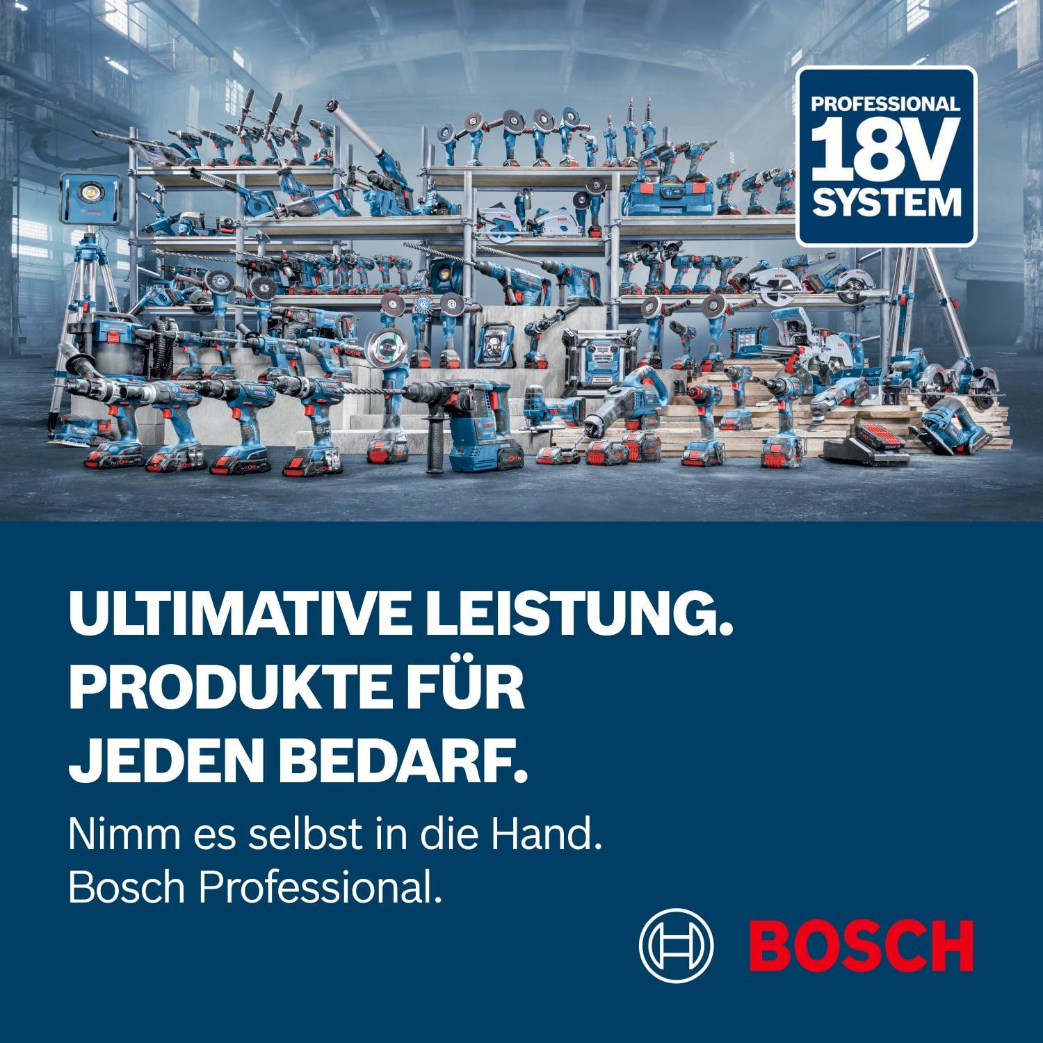 Bosch PRO 18V System Akku Bohrhammer GBH 18V-26 (SDS Plus, Bohr-Ø max: Beton/Stahl/Holz 26/13/30mm, inkl. Zusatzhandgriff, Tiefenanschlag 210mm, Maschinentuch, L-BOXX, ohne Akku/Ladegerät) - Image 8
