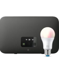 Deutsche Telekom Speedport Smart 4R WiFi 6 Mesh Router mit smarter WiZ Lampe – Starter-Set für Zuhause