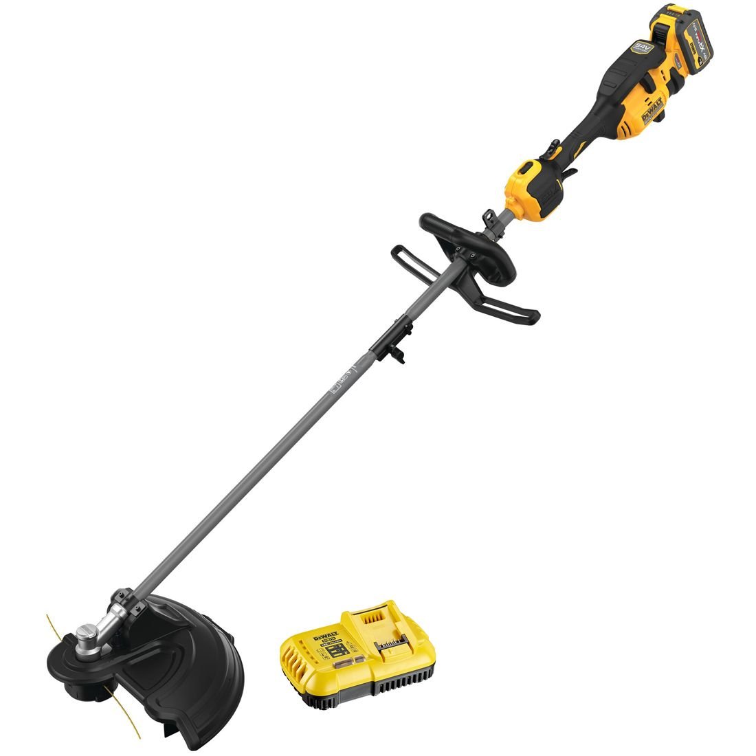 DeWalt DCMAS5713X1-GB 54v XR FLEXVOLT Split Boom mit Rasentrimmer Attachment inkl. 1x DCB547 Akkus