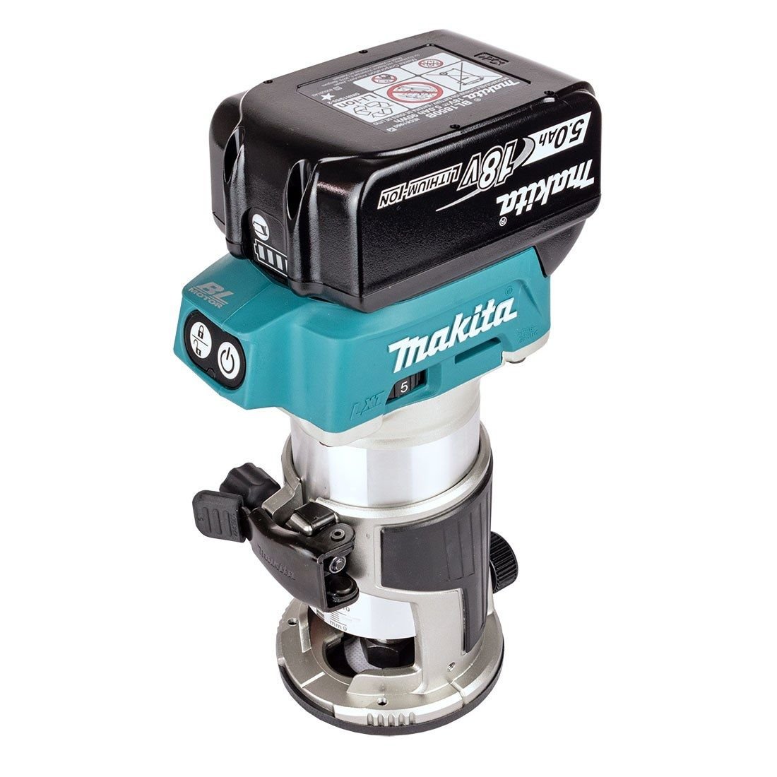 Makita DLX3116TJ 18v LXT Akku Dreierset DHP485, DRT50 & DKP180 inkl. 2x 5.0Ah Akkus – Bild 4