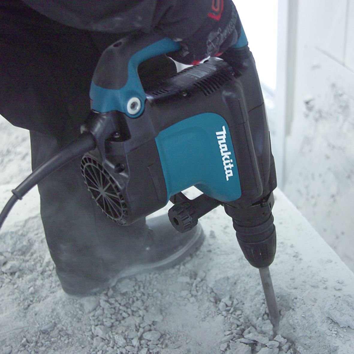 Makita HR4511C 45mm SDS-Max Rotary Abbruchhammer mit AVT – Bild 4