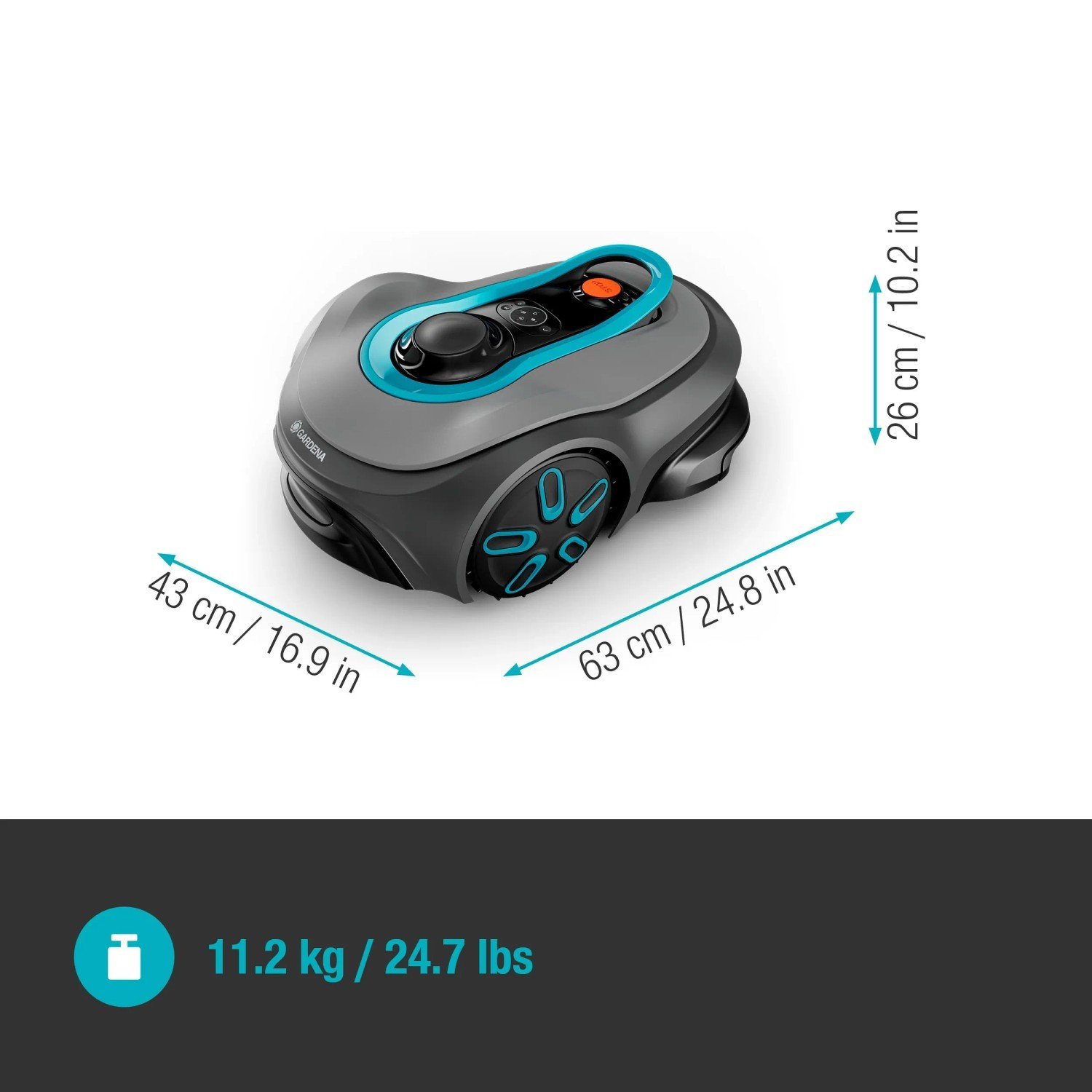 GARDENA smart SILENO free Set 800 kabelloser Mähroboter – Bild 3