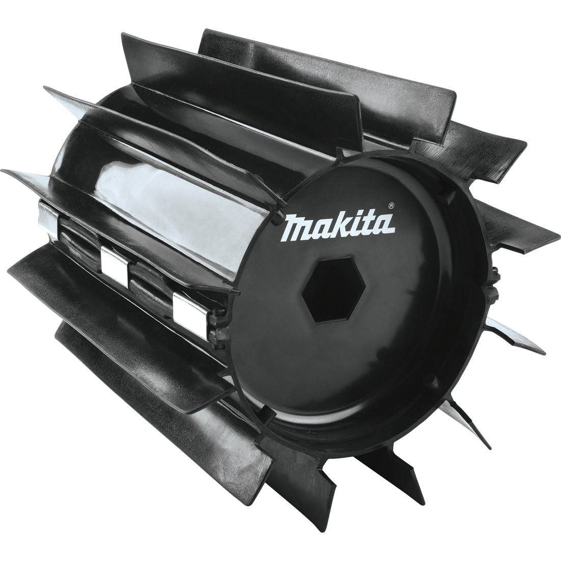 Makita SW400MP Split-Shaft Multifunktionswerkzeug Kehrbürsten-Aufsatz nur für DUX60 / UX01G – Bild 4