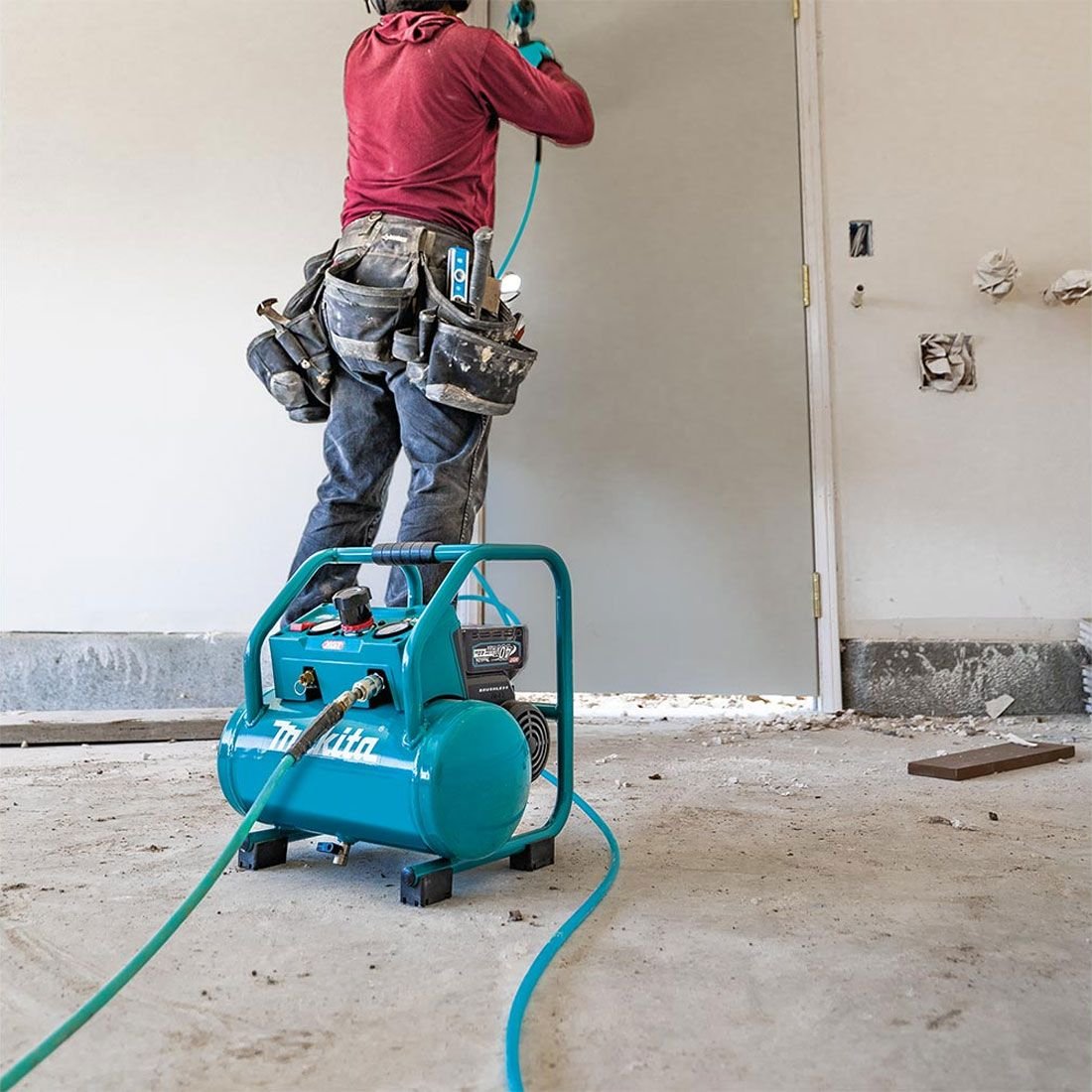Makita AC001GZ 40v Max XGT geräuscharme Serie bürstenlos 7.6L Luftkompressor ohne Akku und Ladegerät – Bild 8