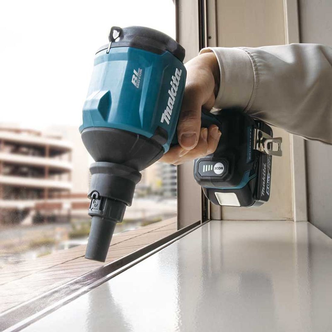 Makita DAS180RT 18v LXT Akku bürstenlos Gebläse inkl. 1x 5.0Ah Akku – Bild 10