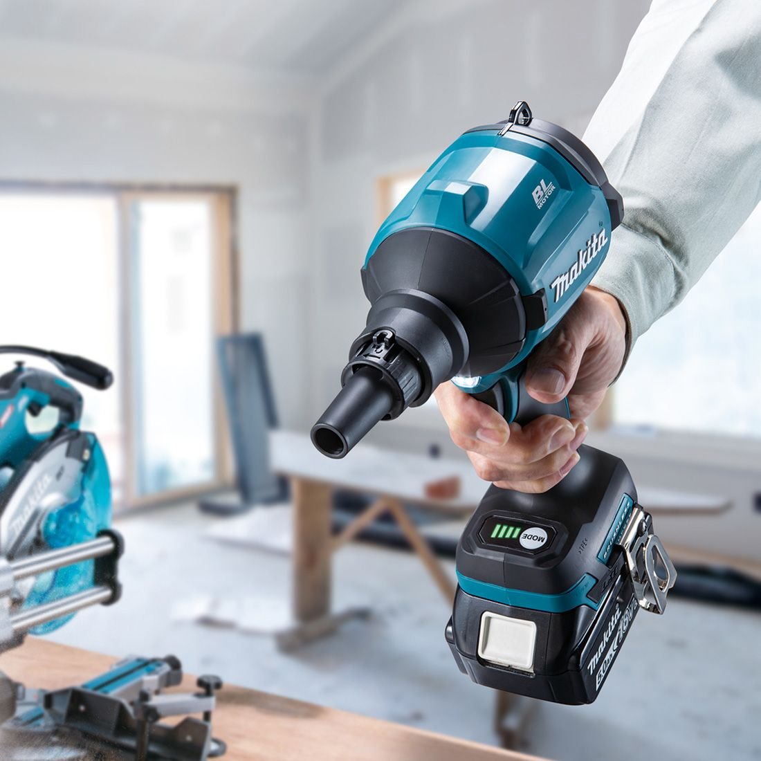 Makita DAS180RT 18v LXT Akku bürstenlos Gebläse inkl. 1x 5.0Ah Akku – Bild 7