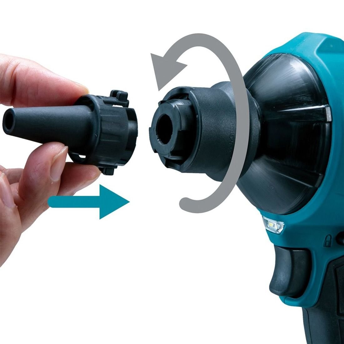 Makita DAS180RT 18v LXT Akku bürstenlos Gebläse inkl. 1x 5.0Ah Akku – Bild 3