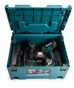 Makita DLX2131MJ1 18v Akku 2 teilig Kit DHP482 Combi + DTD152 Schlagschrauber inkl. 3x 4Ah Akkus – Bild 4